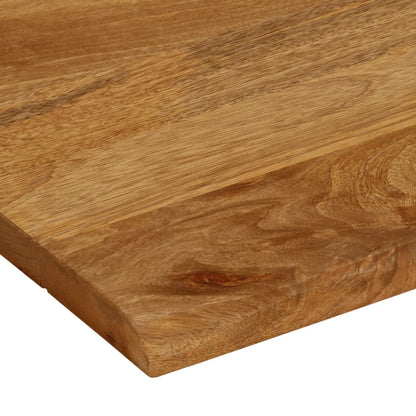 Table Top Live Edge 40x40x2.5 cm Solid Wood Mango