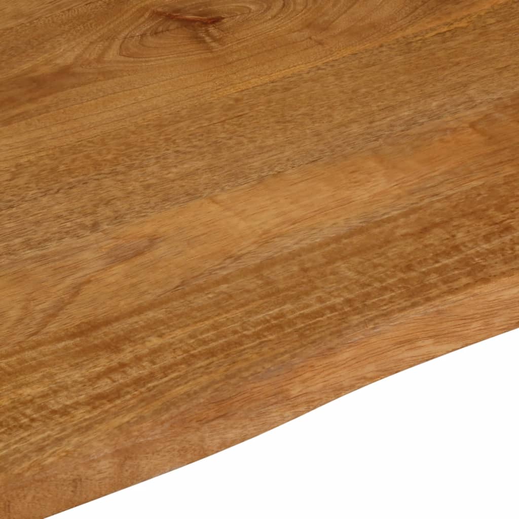 Table Top Live Edge 40x40x2.5 cm Solid Wood Mango