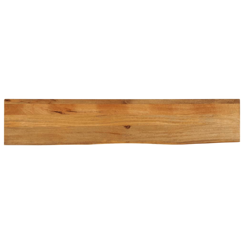 Table Top Live Edge 180x40x2.5 cm Solid Wood Mango
