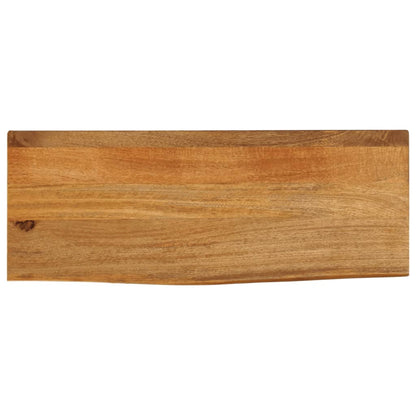 Table Top Live Edge 90x20x3.8 cm Solid Wood Mango