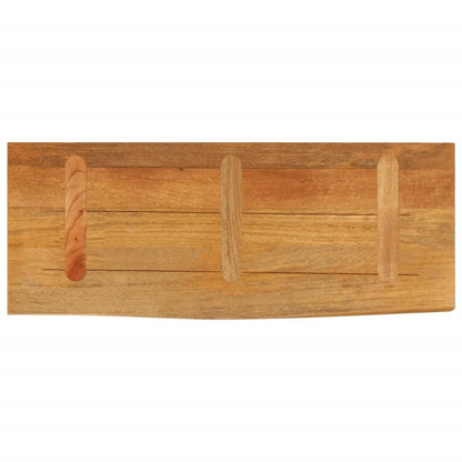 Table Top Live Edge 90x30x3.8 cm Solid Wood Mango