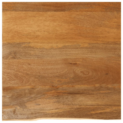 Table Top Live Edge 40x40x3.8 cm Solid Wood Mango