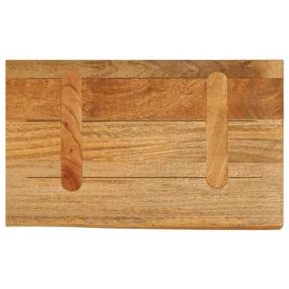 Table Top Live Edge 50x40x3.8 cm Solid Wood Mango