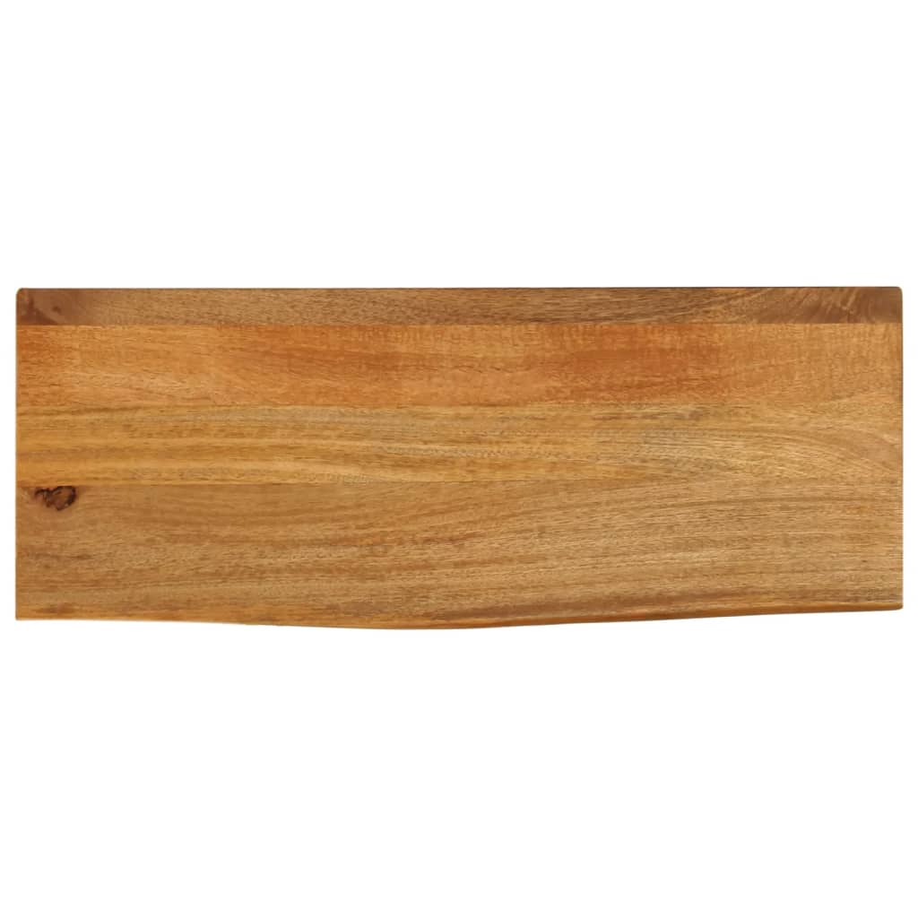 Table Top Live Edge 90x40x3.8 cm Solid Wood Mango