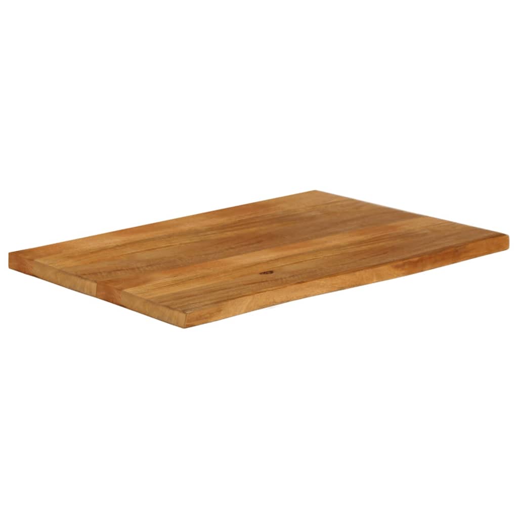 Table Top Live Edge 100x60x3.8 cm Solid Wood Mango