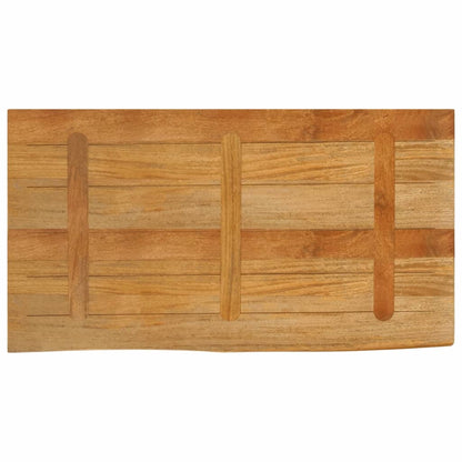 Table Top Live Edge 100x60x3.8 cm Solid Wood Mango