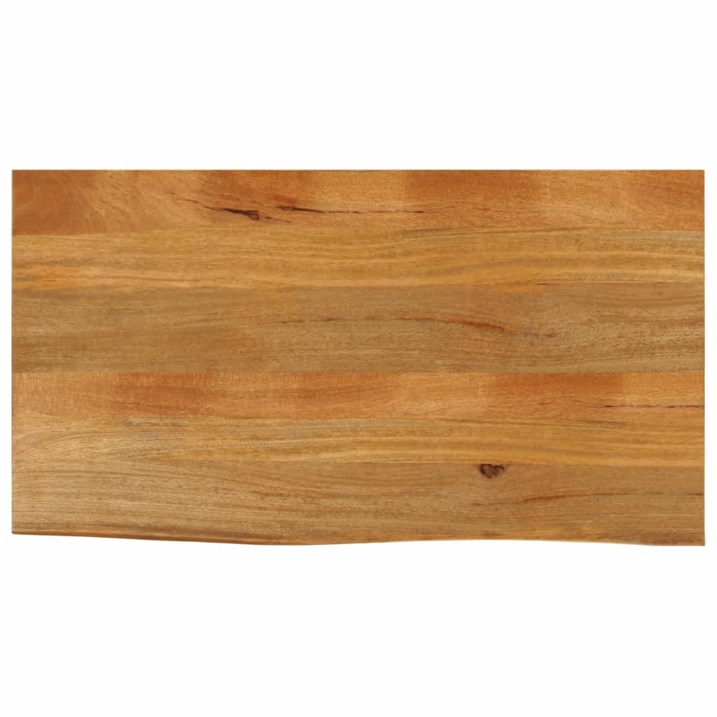 Table Top Live Edge 120x60x3.8 cm Solid Wood Mango