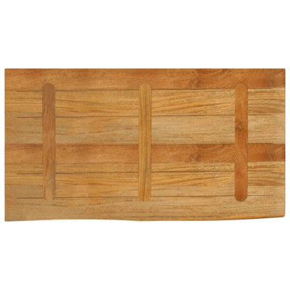 Table Top Live Edge 120x60x3.8 cm Solid Wood Mango