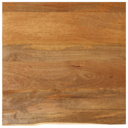 Table Top Live Edge 80x80x3.8 cm Solid Wood Mango