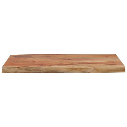 Table Top 70x40x2.5 cm Rectangular Solid Wood Acacia Live Edge