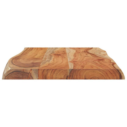 Table Top 70x40x2.5 cm Rectangular Solid Wood Acacia Live Edge