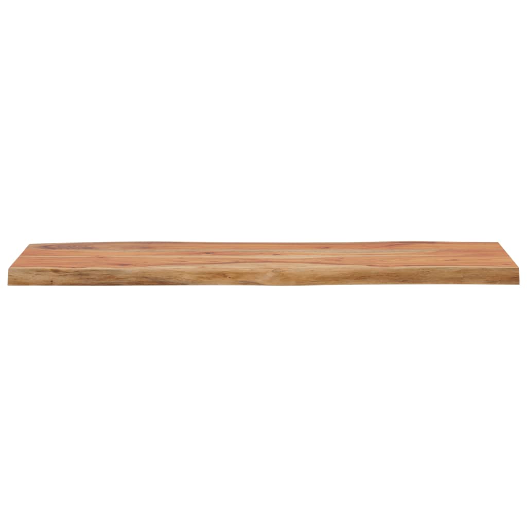Table Top 90x40x2.5 cm Rectangular Solid Wood Acacia Live Edge