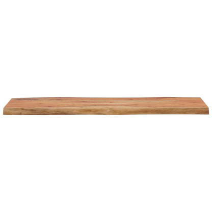 Table Top 90x40x2.5 cm Rectangular Solid Wood Acacia Live Edge