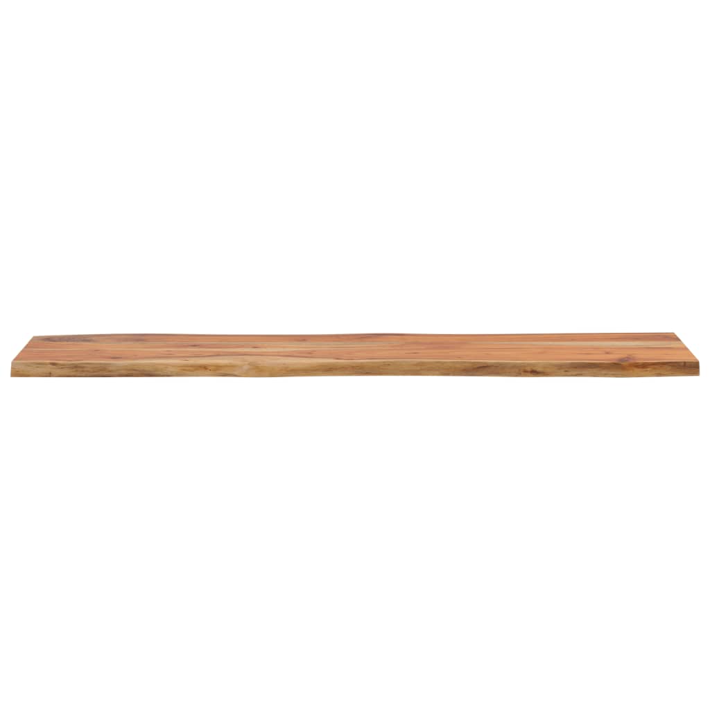 Table Top 180x40x2.5 cm Rectangular Solid Wood Acacia Live Edge