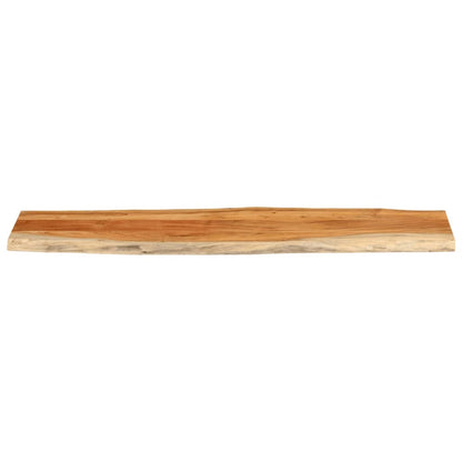Table Top 160x40x3.8 cm Rectangular Solid Wood Acacia Live Edge