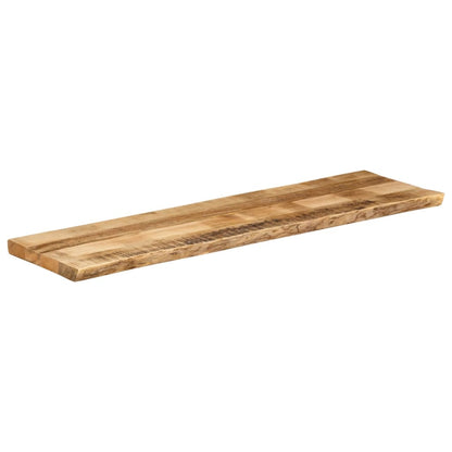 Table Top Live Edge 160x40x2.5 cm Solid Wood Rough Mango