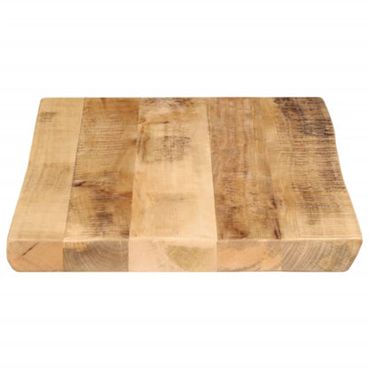 Table Top Live Edge 50x40x3.8 cm Solid Wood Rough Mango