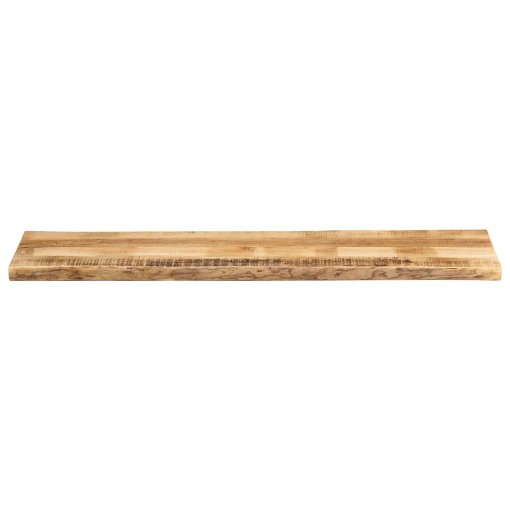 Table Top Live Edge 160x40x3.8 cm Solid Wood Rough Mango