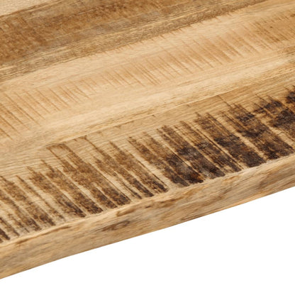 Table Top Live Edge 180x40x3.8 cm Solid Wood Rough Mango
