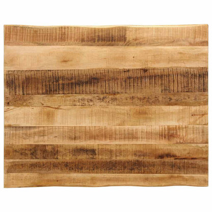 Table Top Live Edge 100x80x3.8 cm Solid Wood Rough Mango