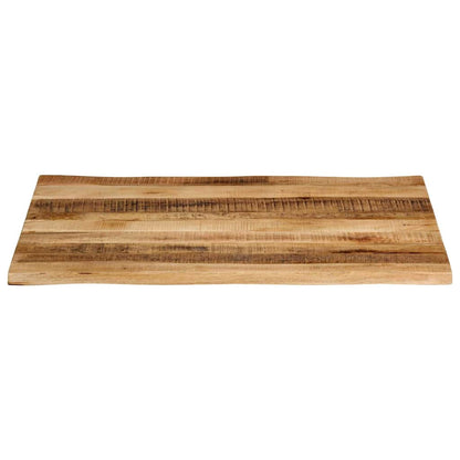 Table Top Live Edge 100x80x3.8 cm Solid Wood Rough Mango