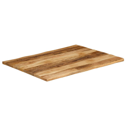 Table Top Live Edge 110x80x3,8 cm Solid Wood Rough Mango