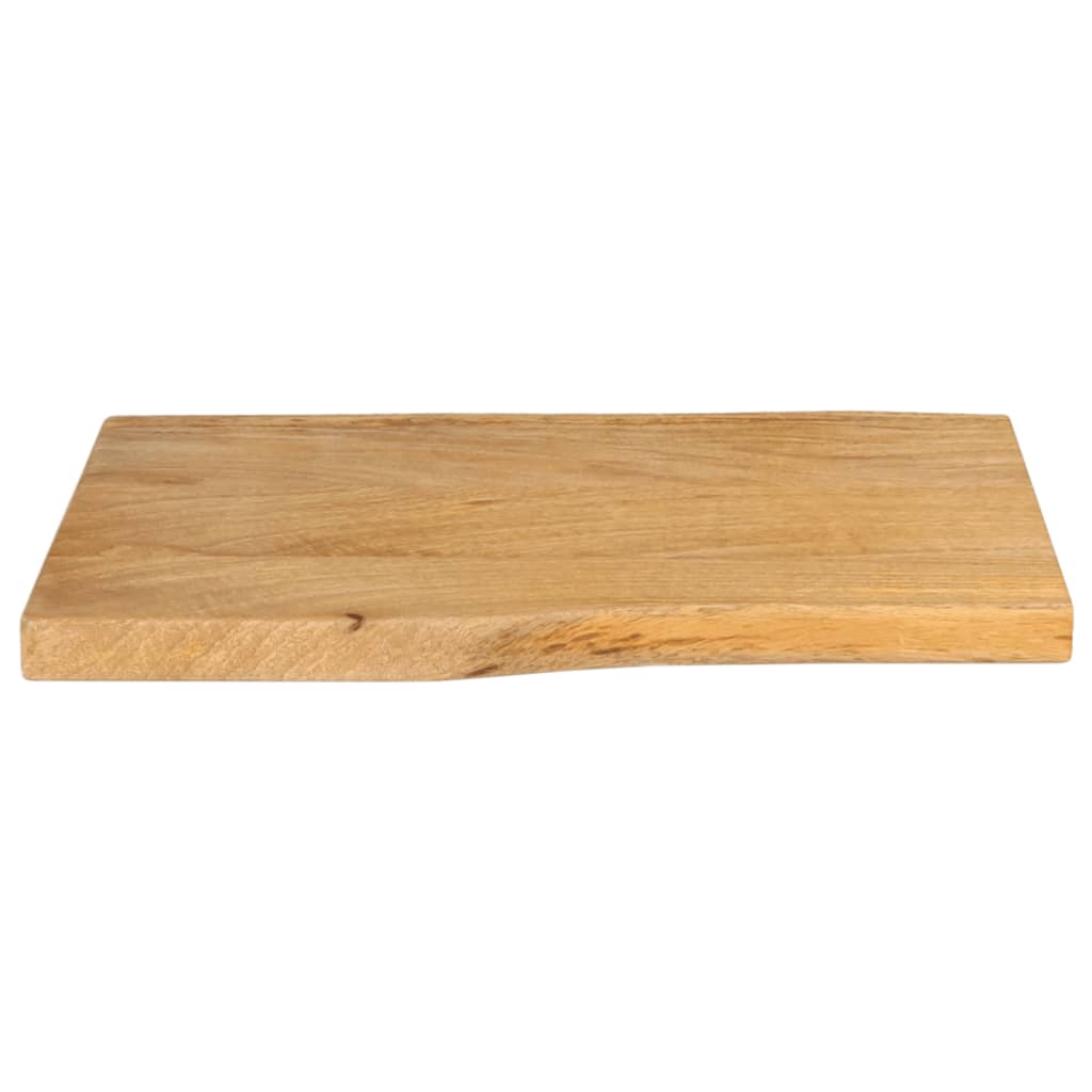 Table Top 50x40x2.5 cm Live Edge Solid Wood Mango