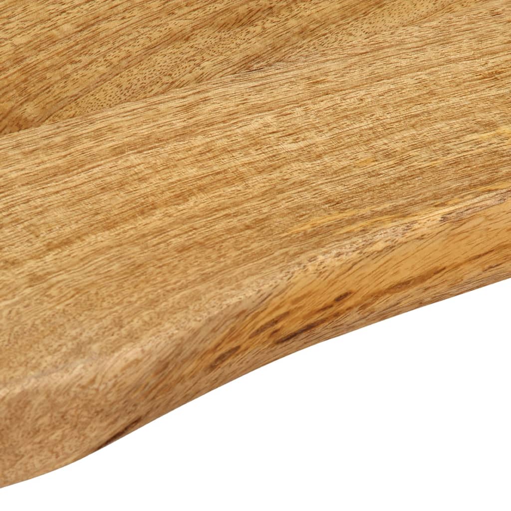 Table Top 50x40x2.5 cm Live Edge Solid Wood Mango