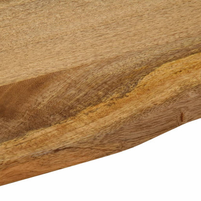 Table Top 90x80x2.5 cm Live Edge Solid Wood Mango