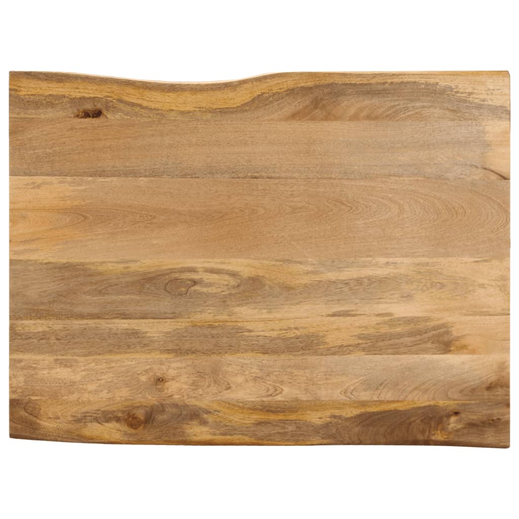 Table Top 110x80x2.5 cm Live Edge Solid Wood Mango