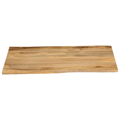Table Top 110x80x2.5 cm Live Edge Solid Wood Mango