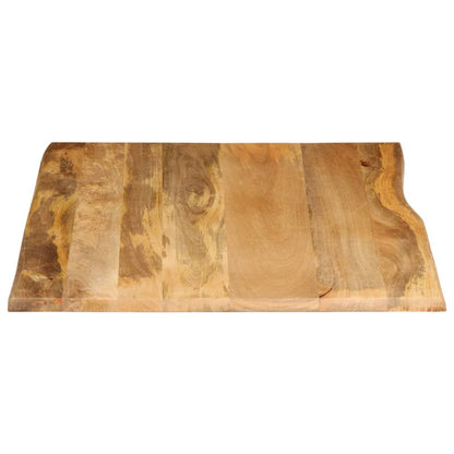 Table Top 110x80x2.5 cm Live Edge Solid Wood Mango