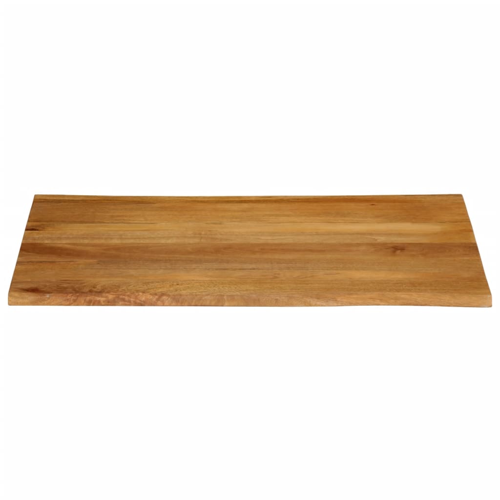 Table Top 90x80x3.8 cm Live Edge Solid Wood Mango