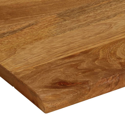 Table Top 90x80x3.8 cm Live Edge Solid Wood Mango