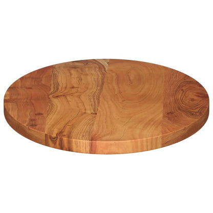 Table Top 80x40x2.5 cm Oval Solid Wood Acacia