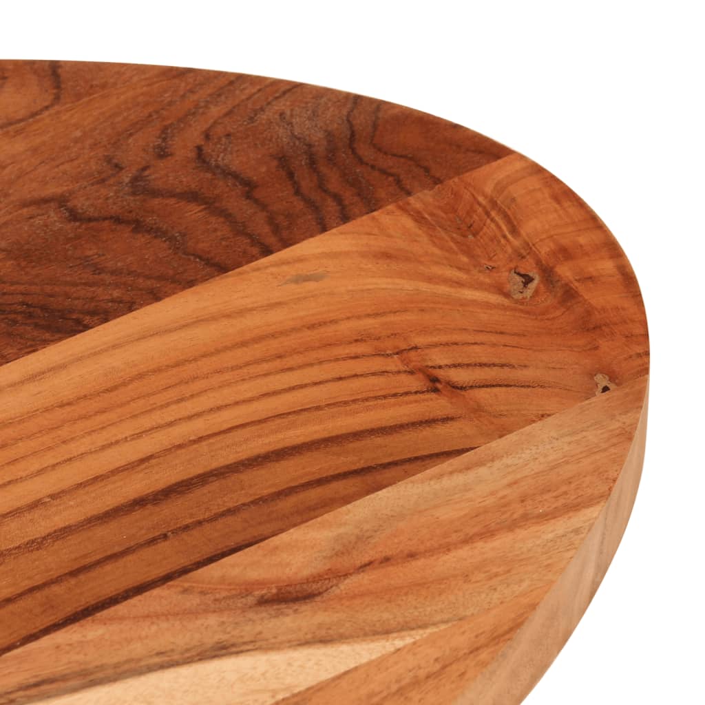 Table Top 110x40x2.5 cm Oval Solid Wood Acacia