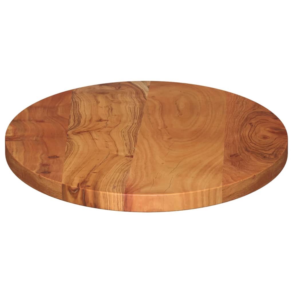 Table Top 140x50x2.5 cm Oval Solid Wood Acacia