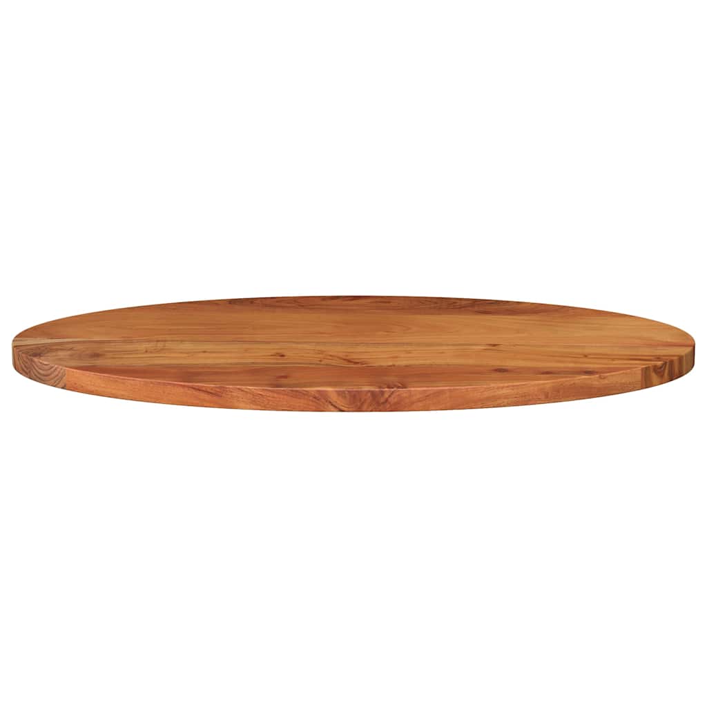 Table Top 120x60x2.5 cm Oval Solid Wood Acacia