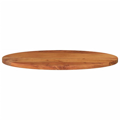 Table Top 140x60x3.8 cm Oval Solid Wood Acacia