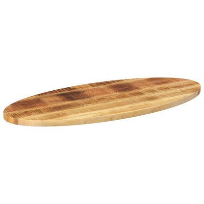 Table Top 110x40x3.8 cm Oval Solid Wood Mango