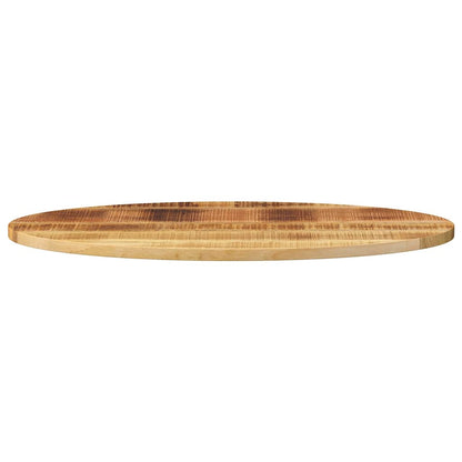 Table Top 110x40x3.8 cm Oval Solid Wood Mango