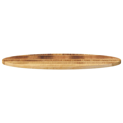 Table Top 140x50x3.8 cm Oval Solid Wood Mango