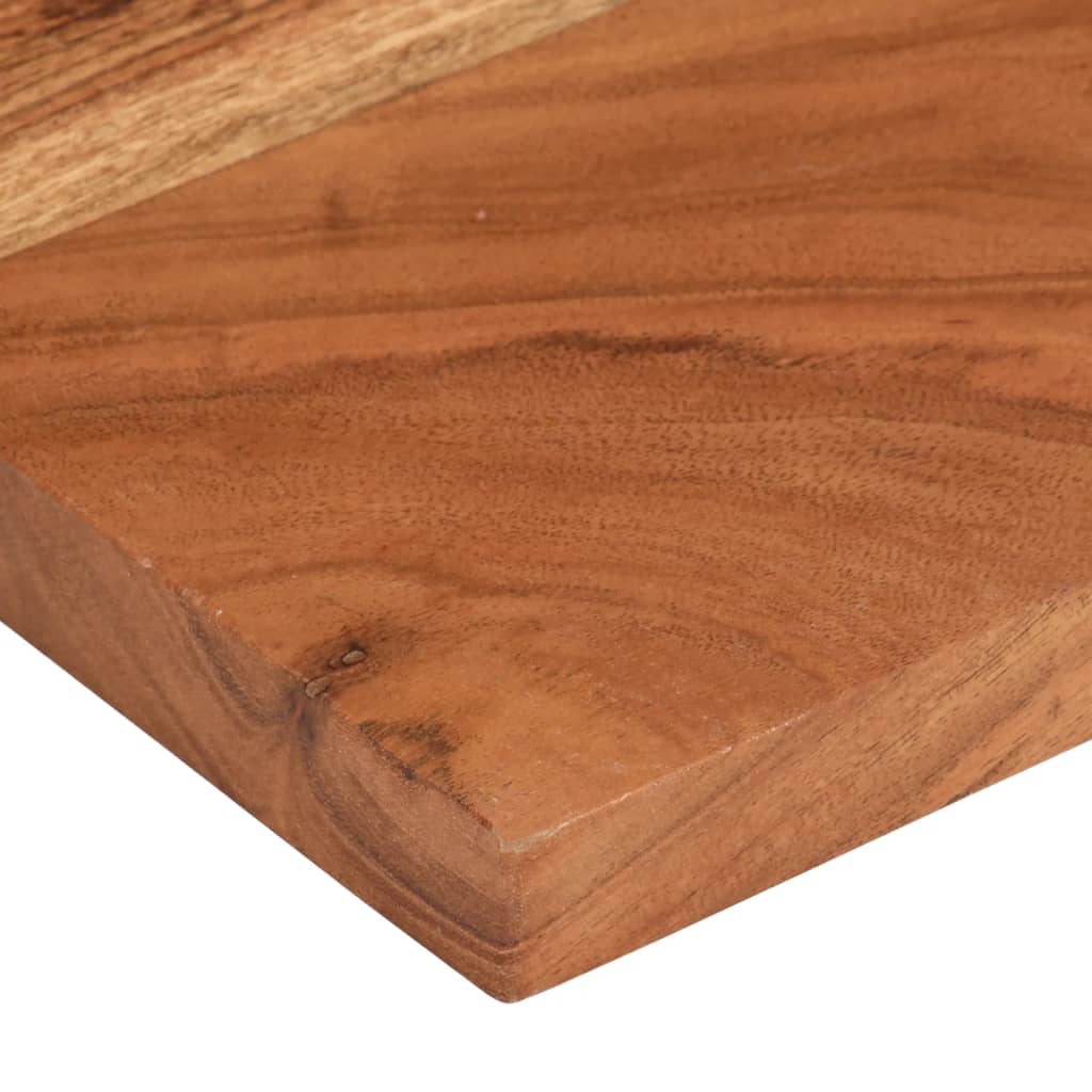 Table Top 40x20x2.5 cm Rectangular Solid Wood Acacia