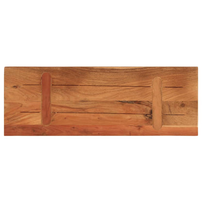 Table Top 80x40x2.5 cm Rectangular Solid Wood Acacia