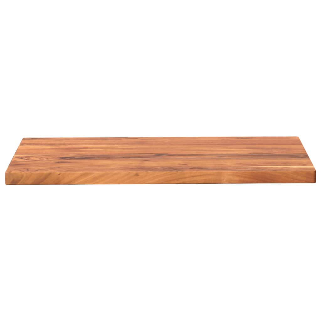Table Top 60x50x2.5 cm Rectangular Solid Wood Acacia
