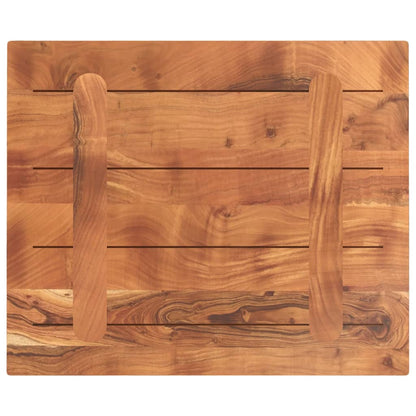 Table Top 60x50x2.5 cm Rectangular Solid Wood Acacia