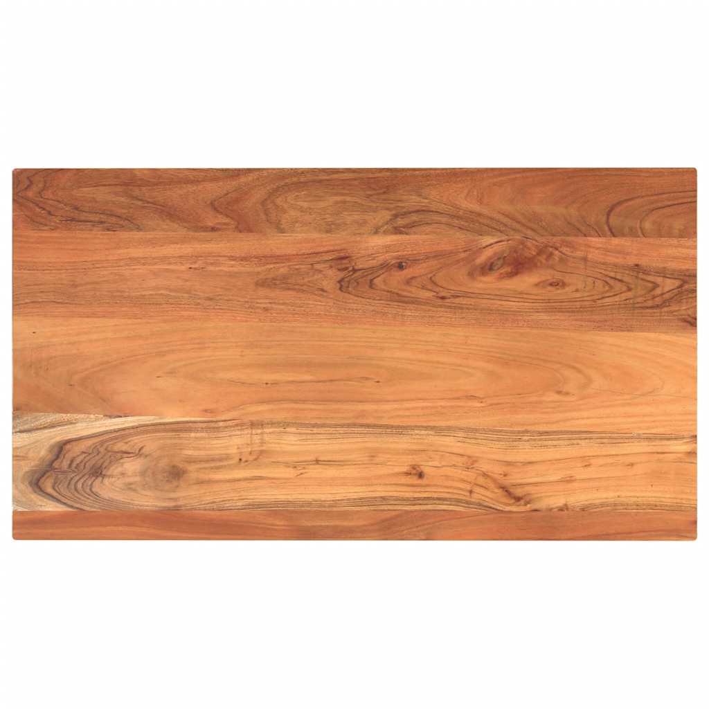 Table Top 100x50x2.5 cm Rectangular Solid Wood Acacia