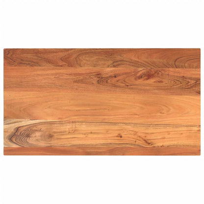 Table Top 100x50x2.5 cm Rectangular Solid Wood Acacia