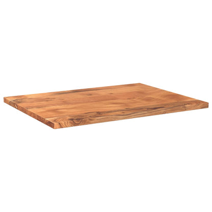 Table Top 70x60x2.5 cm Rectangular Solid Wood Acacia
