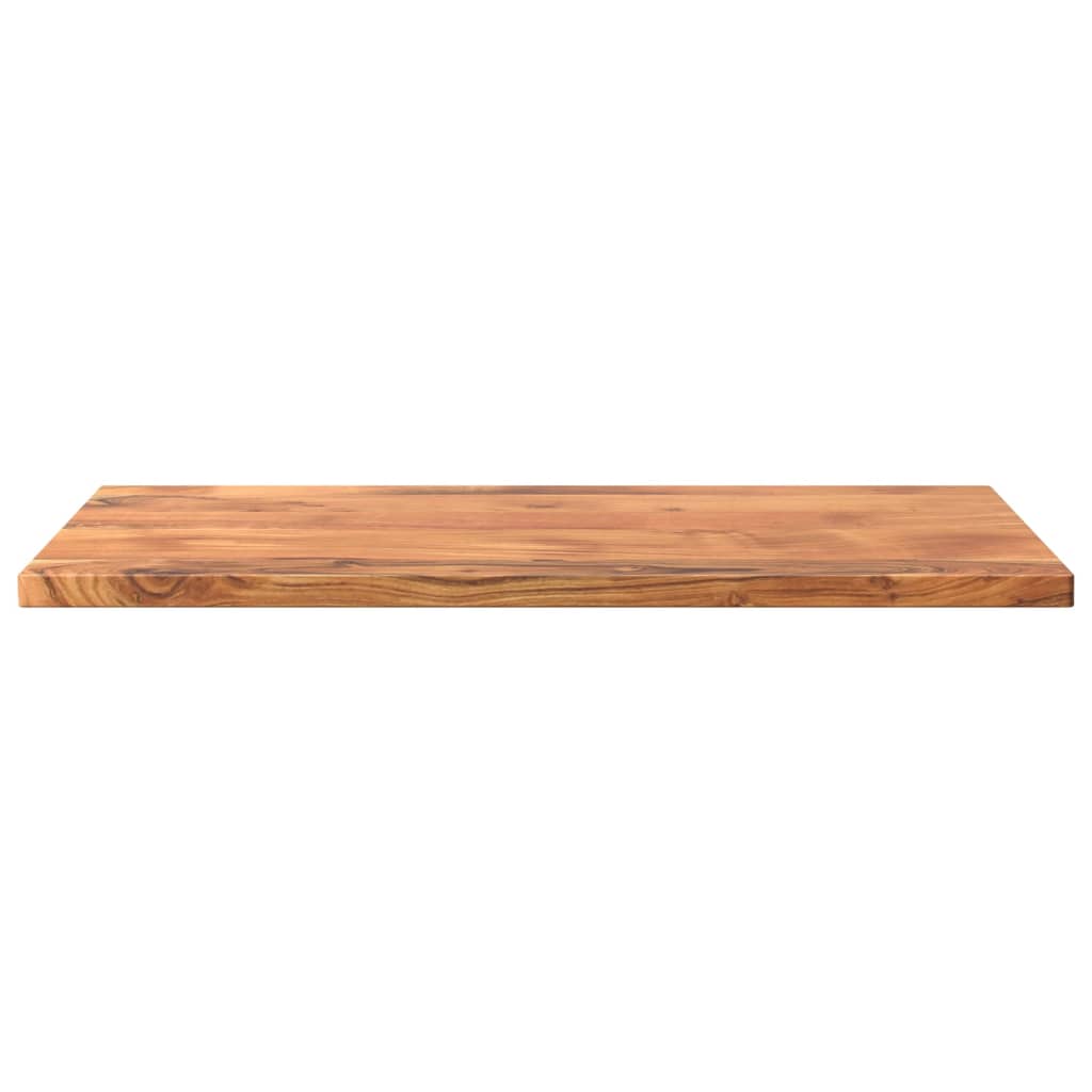 Table Top 80x70x2.5 cm Rectangular Solid Wood Acacia